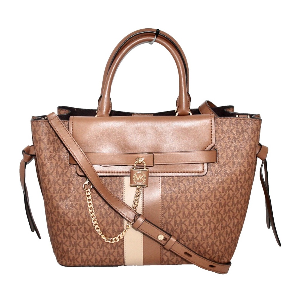 Michael Kors Brown and Tan Satchel